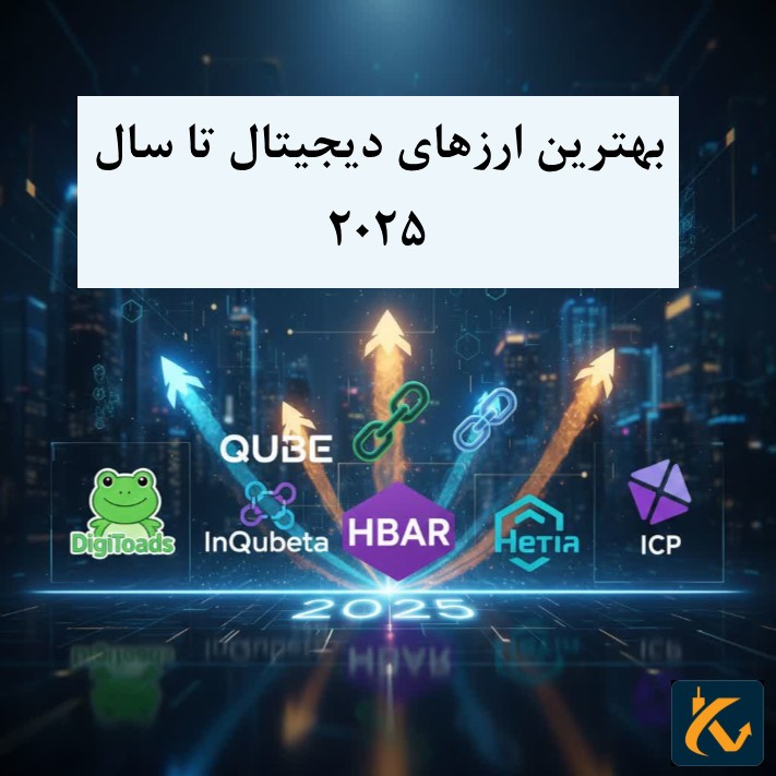 یاد آور می شیم وب سایت کنزابروکر، یک سایت آموزشی هست که در زمینه آموزش فارکس، ارزهای دیجیتال و بورس فعالیت داره. در این مقاله رمز ارز هایی رو از سایت های معتبر خارجی جمع آوری کرده و ارزهایی که به احتمال زیاد آینده روشنی دارن رو معرفی می کنیم. پس قبل از خرید و سرمایه گذاری در ارزهای معرفی شده و بقیه رمز ارزها حتما اصول مدیریت ریسک رو رعایت کنین.
سرمایه گذاری و معامله در ارزهای دیجیتال بسیار پر ریسک و غیر قابل پیش بینی بوده و هیچ تضمینی برای سود دهی بودن ارزهای دیجیتال مثل ارزهای معرفی شده وجود نداره.