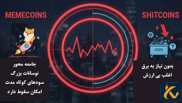 تفاوت شت کوین و میم کوین