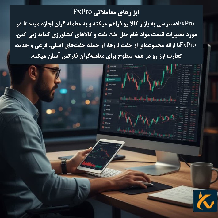 ابزارهای معاملاتی FxPro